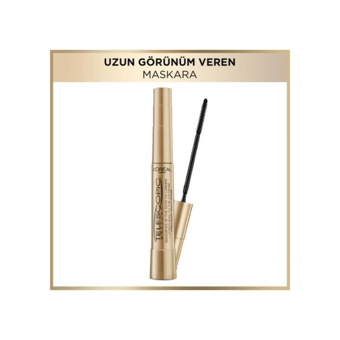Telescopic Siyah Uzun Görünüm Veren Maskara