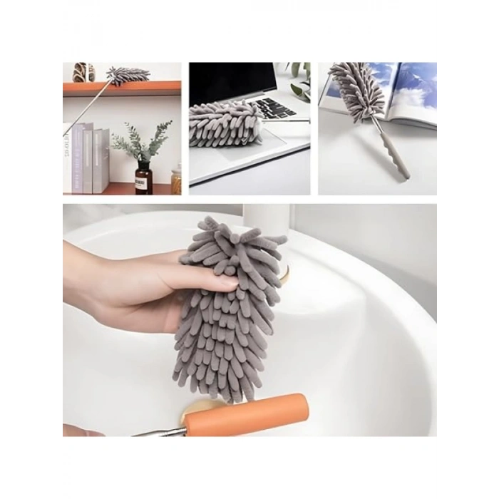 Teleskopik 3lü Mop Temizlik Seti – Ayarlanabilir Sap