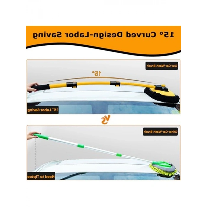 Teleskopik Araba Yıkama Fırçası, 103 cm Uzunluk