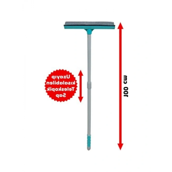 Teleskopik Saplı Cam Silme Araç Seti