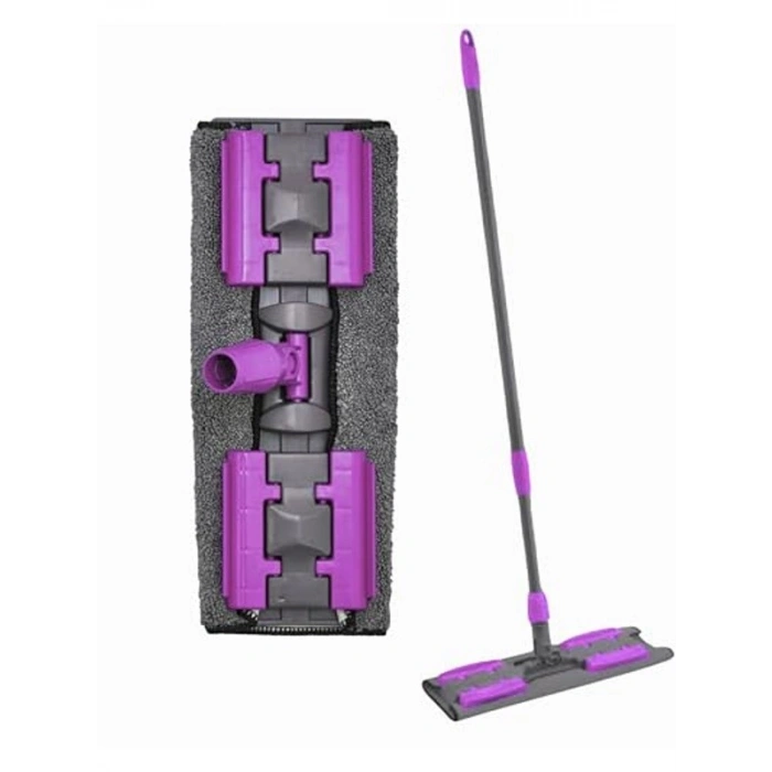 Teleskopik Saplı Mikrofiber Mop, 140 cm Uzunlukta