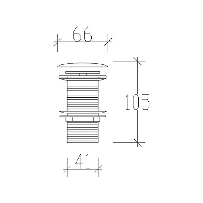 Tema Pop Up (Pirinç Kapaklı) Lavabo Sifonu 95602