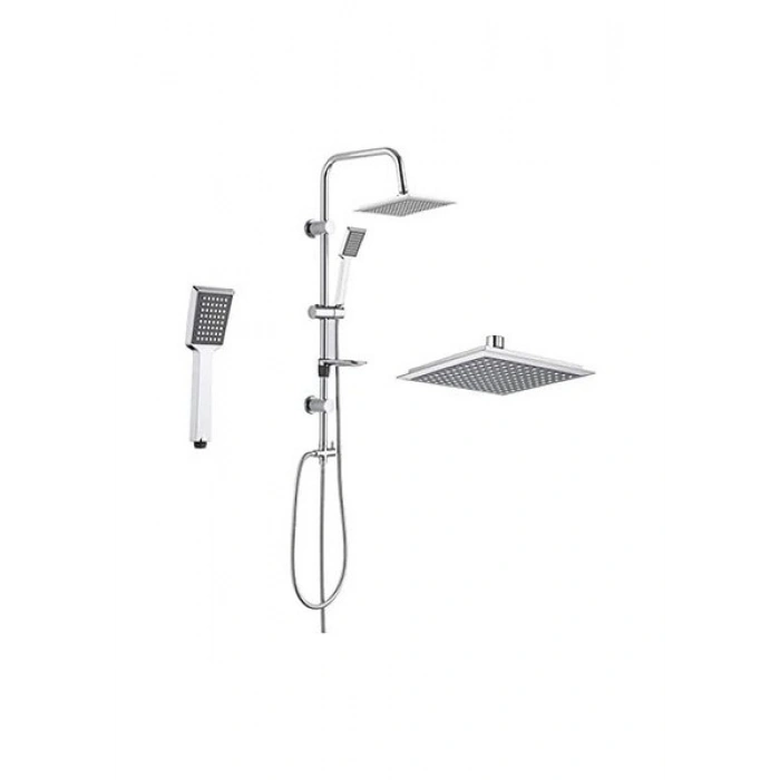 Tema Rain 1f Tepe Duş Seti Krom Renkli Yüksek Basınçlı Ergonomik Kullanım Özellikleri 53260