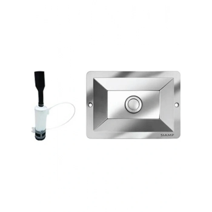 Tema Siamp Universal Gömme Rezervuar Değişim Kiti Parlak Krom 8cm