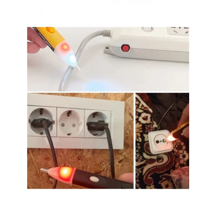 Temassız Işıklı Voltaj Test Cihazı