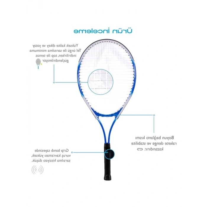Tenis Raketi, 27 Inç, Taşıma Çantası ile Birlikte