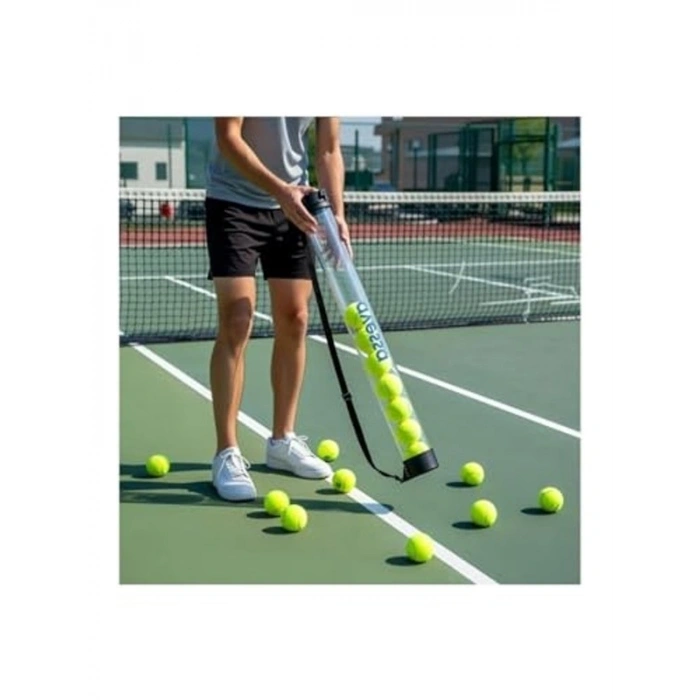 Tenis Topu Toplama Aparatı, Beyaz Renk, Tek Ebat
