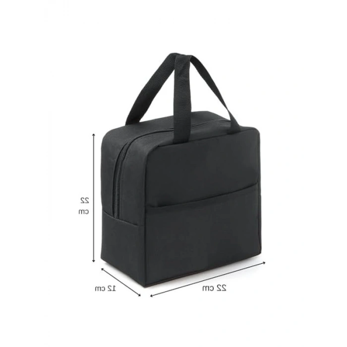 Termal Beslenme ve Piknik Çantası, 5.8 Litre Kapasiteli, Siyah