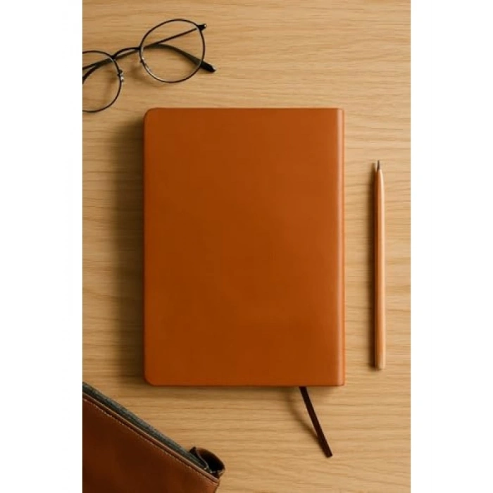 Termo Deri Kapaklı Noktalı Defter - A5 (128 Yaprak)