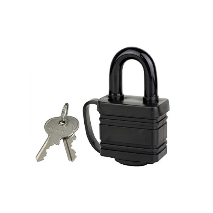 Termoplastik Korumalı Lamine Çelik Asma Kilit - 7,8 x 4 x 2,9 cm