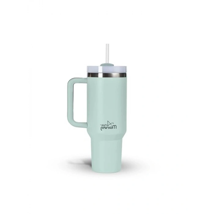 Termos Mug, 1200 ml Kapasite, 3 Kademeli Çevirmeli Kapak