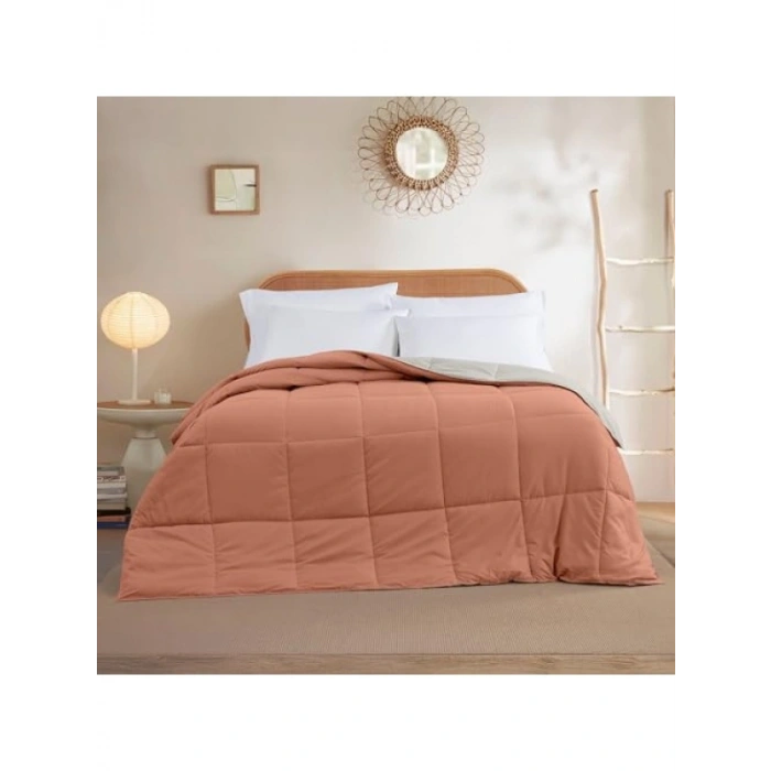 Ters Çevirilebilir Yorgan - King Boyut, Turuncu/Renkli