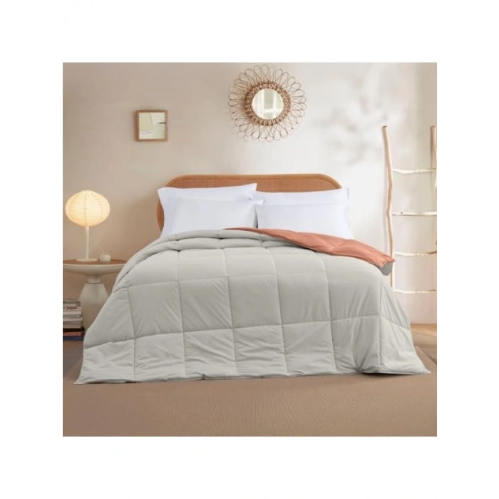 Ters Çevirilebilir Yorgan - King Boyut, Turuncu/Renkli