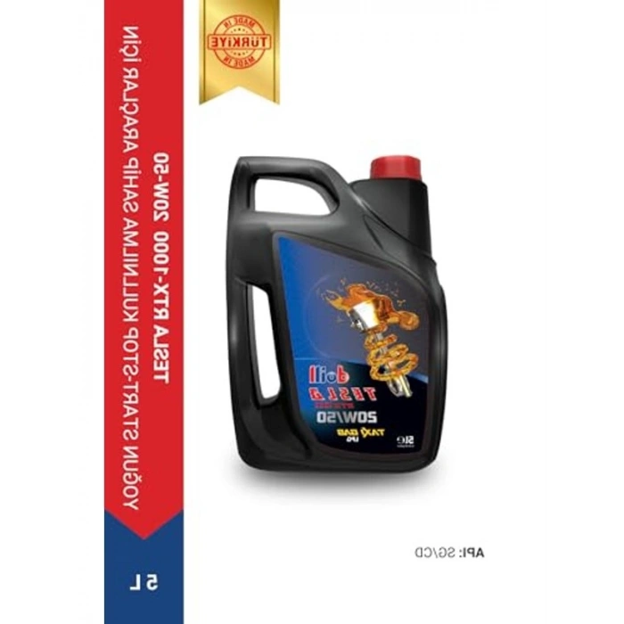 TESLA 20W-50 API SG/CD 5 Litre Motor Yağı (Üretim Yılı: 2026)