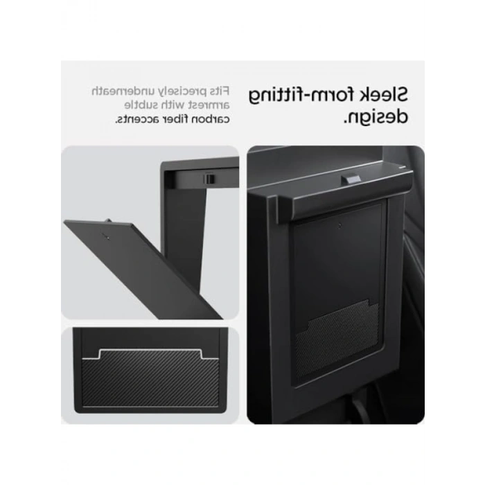 Tesla Model Y (2024-2023) & Model 3 (2023) İçin Orta Konsol Gizli Saklama Kutusu