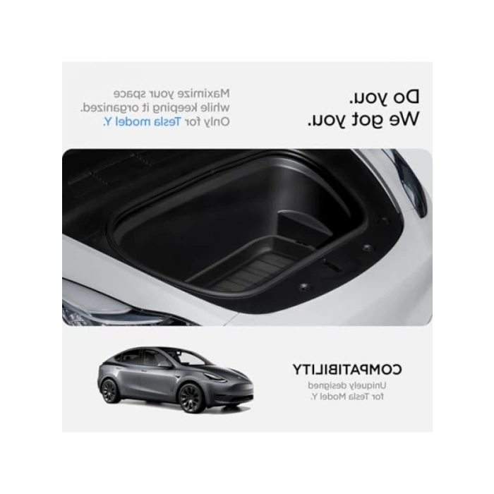 Tesla Model Y (2024-2023) Ön Bagaj 3D Havuz Paspas