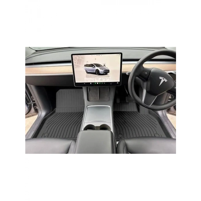 Tesla Model Y İçin 2020-2024 Premium 3D Havuzlu Paspas