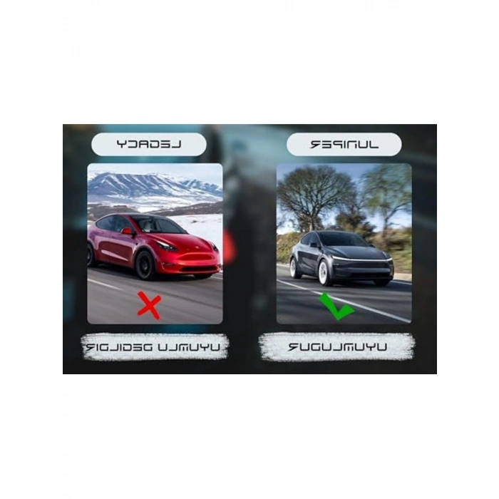 Tesla Model Y İçin Gizli Eşya Gözü, ABS Malzeme ile Şık Tasarım