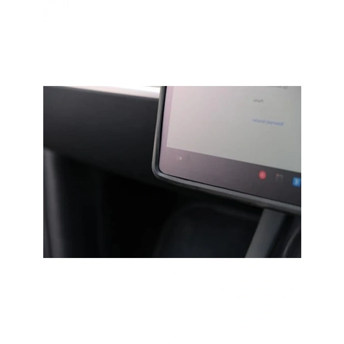 Tesla Model Y Uyumu Ekran Koruyucu Silikon Çerçeve (Siyah)