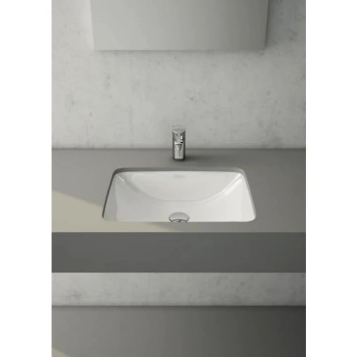 Tezgah Altı Lavabo, 48 cm, Beyaz Renk