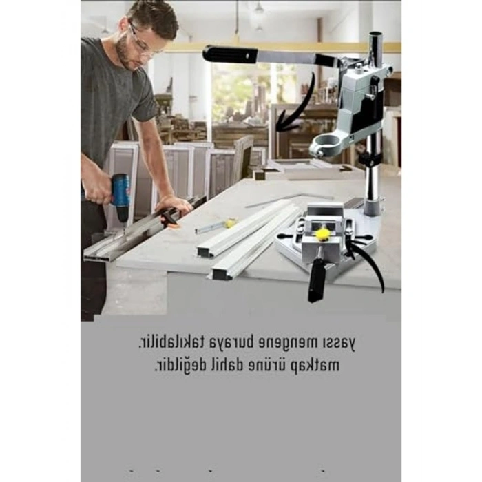Tezgah Üstü Matkap Standı + Tezgah Mengenes Seti 722473