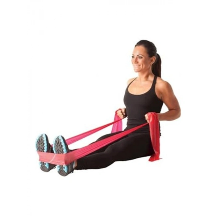 Theraband elastik egzersiz bandı, 1,5 m, Kırmızı