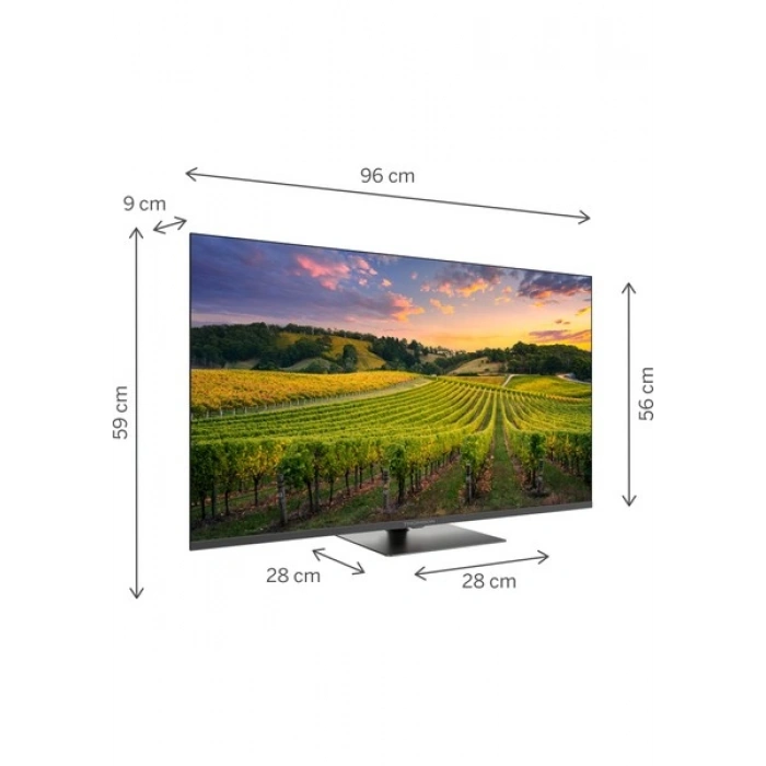 THOMSON 65QG5C14 65 164 Ekran Uydu Alıcılı 4K Ultra HD Google QLED TV