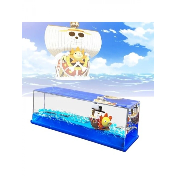 Thousand Sunny Temalı Batmaz Gemi Şişesi - Dekoratif ve Eğlenceli