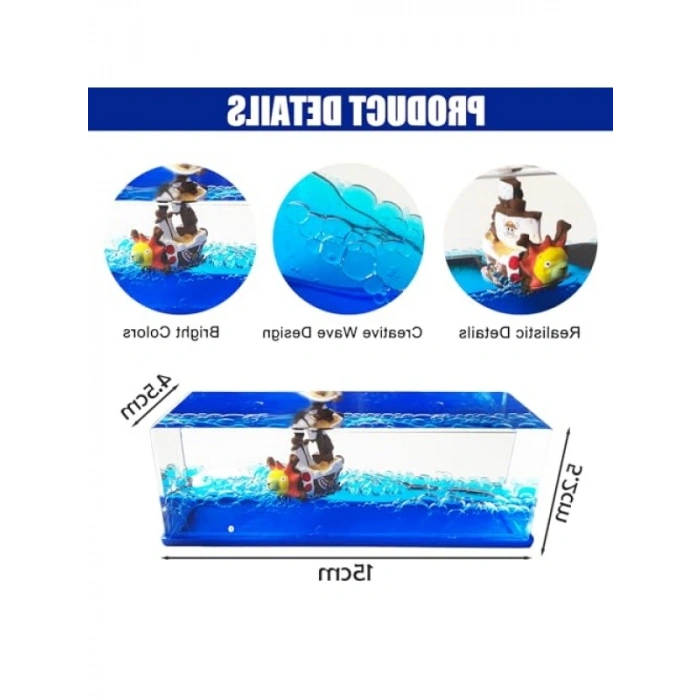 Thousand Sunny Temalı Batmaz Gemi Şişesi - Dekoratif ve Eğlenceli