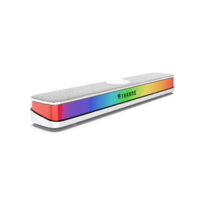Throne Harmony 5W*2 Chromatic RGB 50mm Sürücülü Premium Soundbar Speaker (Bluetooth v5.3+Type C Çift Mod)