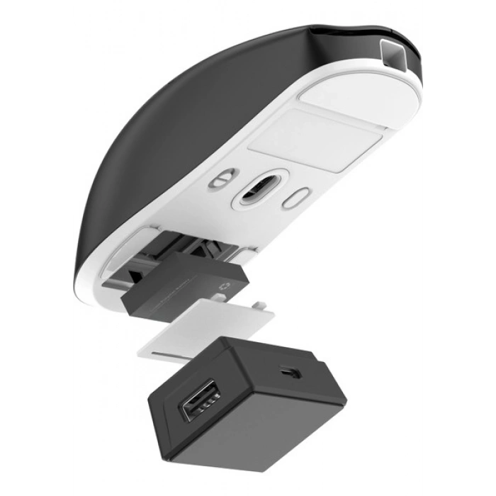 Throne Hydra Core 24.000 Dpi Paw 3311 Değiştirilebilir Batarya Şarj Istasyonu & Makro Yazılım Ptfe Kaplama Kablosuz Gaming Mouse (2.4ghz + Bt + Type-C)