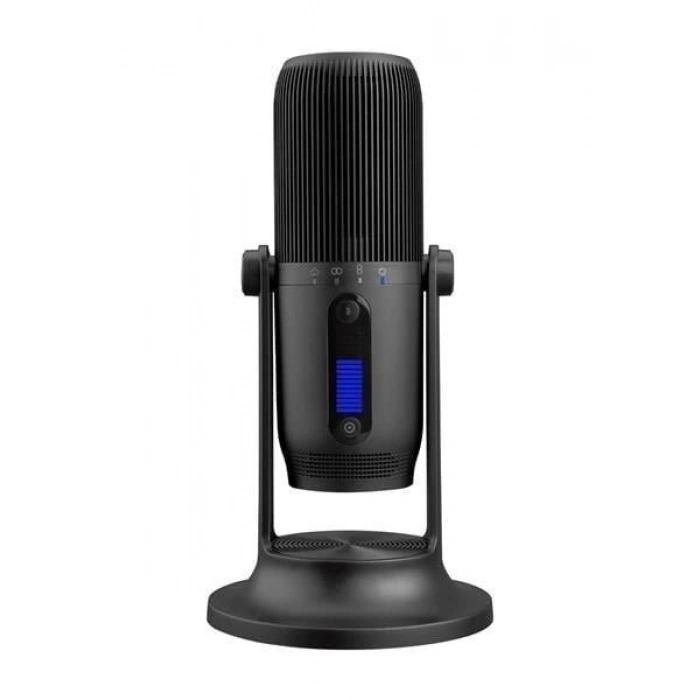 Thronmax M2 Mdrıll One Siyah USB 48KHZ 16BIT Hd Stüdyo 4tip Kayıt Rgb 3,5mm LED Type-C Mikrofon