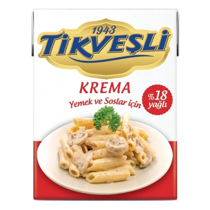 Tikveşli %18 Yağlı Krema 200 ML