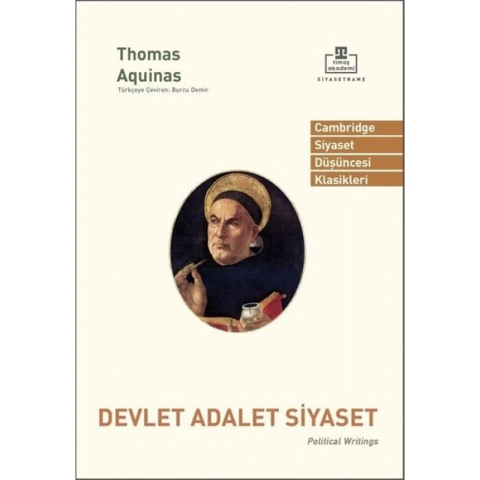 Timaş Akademi Devlet Adalet Siyaset - Thomas Aquinas