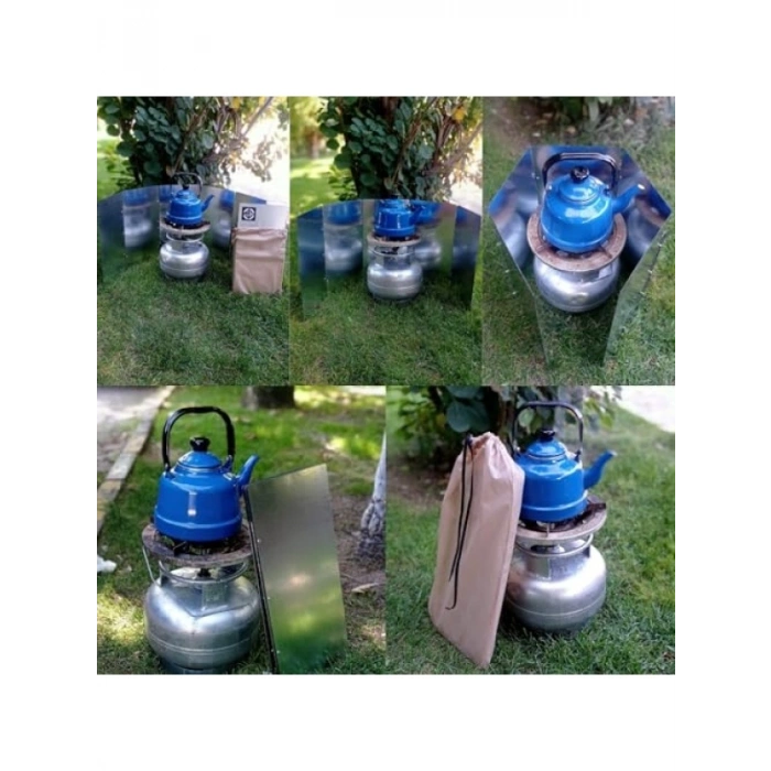 TİNEKE Kamp Ateşi Rüzgar Engelleyici Panel - 5li