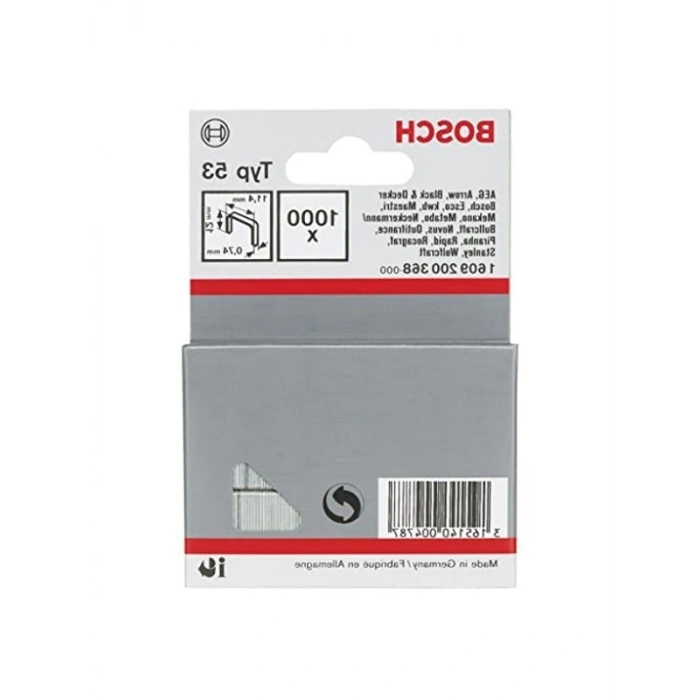 Tip 53 Zımba Teli, 4x0.74x12 mm Boyutunda, Dayanıklı ve Kaliteli Malzeme