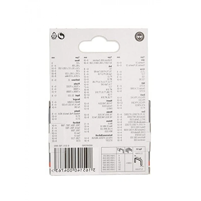 Tip 53 Zımba Teli, 4x0.74x12 mm Boyutunda, Dayanıklı ve Kaliteli Malzeme