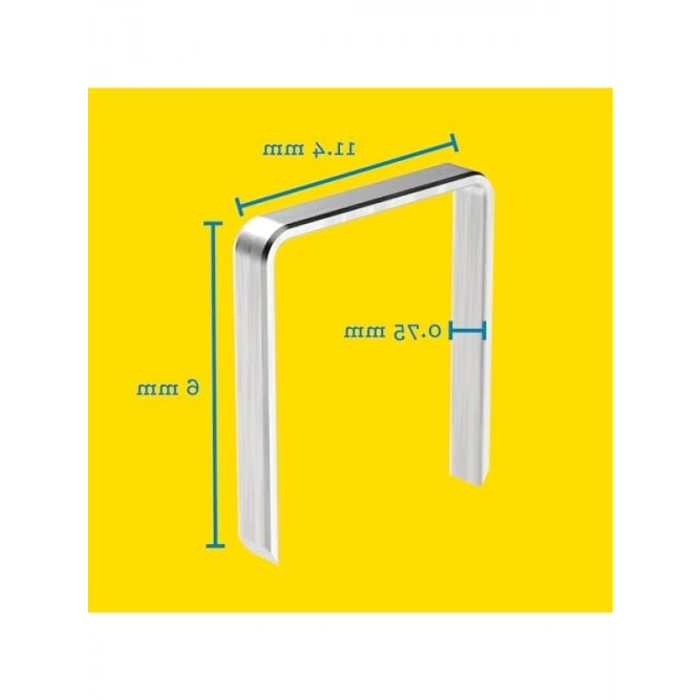 Tip 53 Zımba Teli, 6 mm, 5.000 Adet