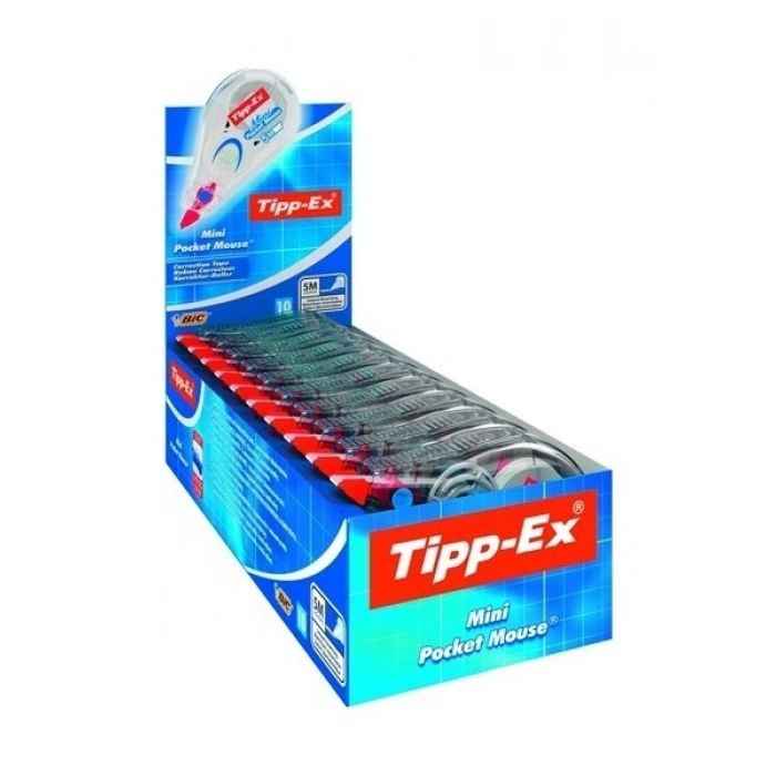Tipp-Ex Mini Pocket Mouse Şerit Düzeltici 10lı Kutu