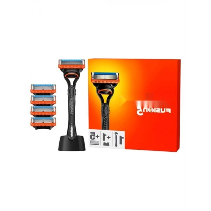 Tıraş Makinesi + 4 Yedek Bıçak ve Stand Hediyeli Paket