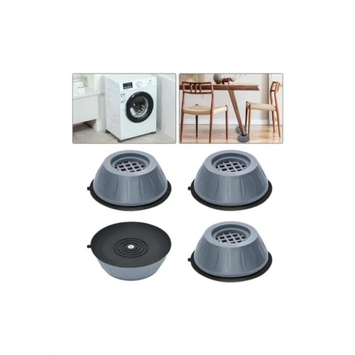 Titreşim Önleyici Çamaşır Makinası Ayağı - 4lü Set