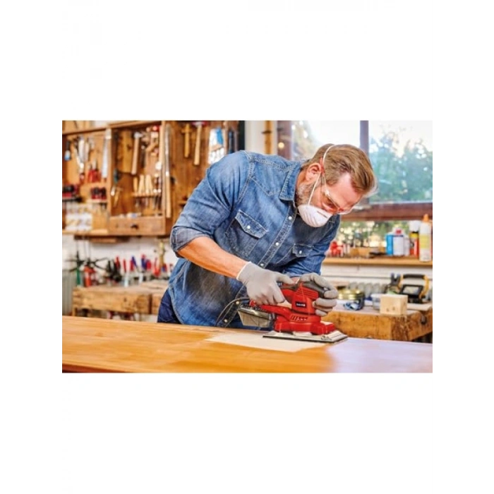 Titreşim Zımpara, 250W, 115 x 230 mm, Ergonomik