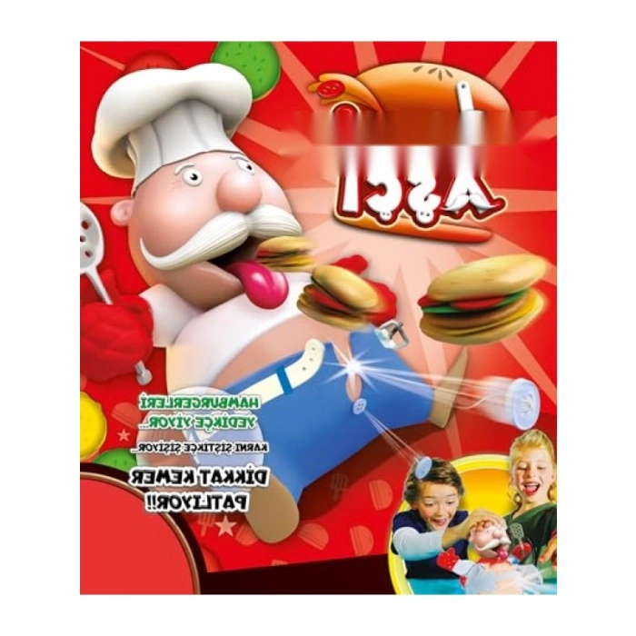Tombik Aşçı Oyunu - Eğlenceli Hamburger Yeme Yarışı