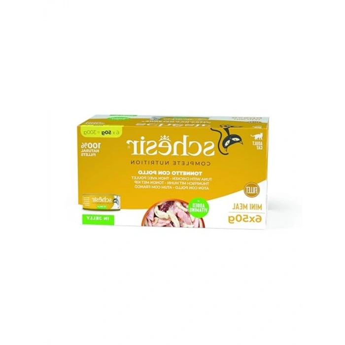 Ton Balığı ve Tavuklu Jöle İçinde Kedi Konservesi, 6x50g