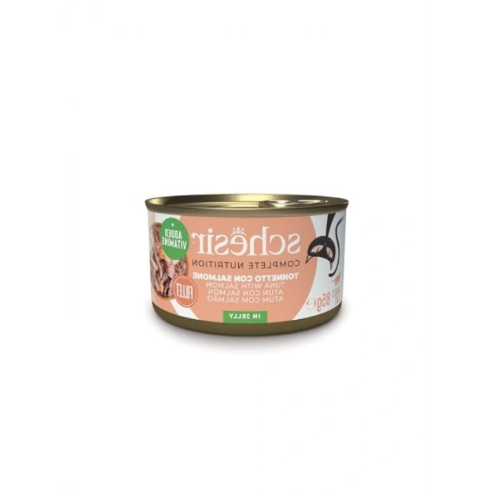 Ton Balıklı ve Somonlu Jöle Kedi Konserve Maması 85 gr