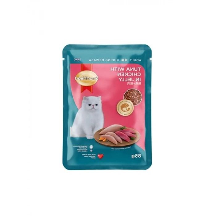 Ton ve Tavuk Jöleli Pouch, 85 gr