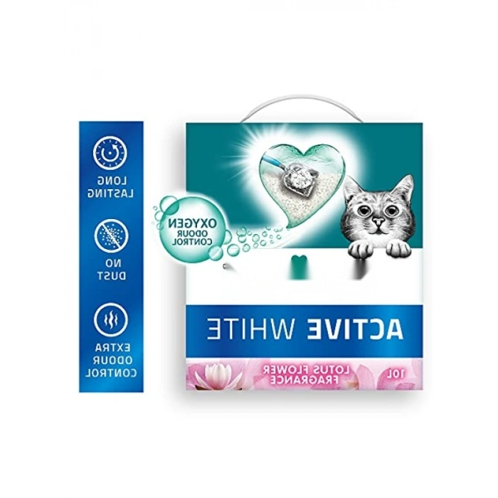 Topaklanan Kedi Kumu - Active White Lotus Çiçeği, 10L