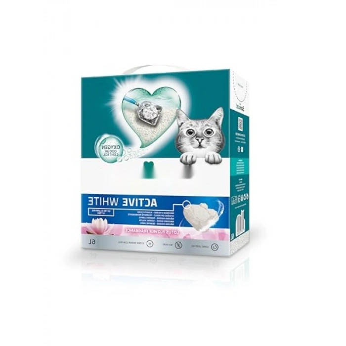 Topaklanan Kedi Kumu - Active White Lotus Çiçeği (6L)