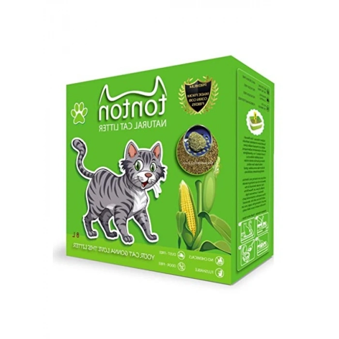 Topaklaşan Doğal Kedi Kumu, 8 Lt