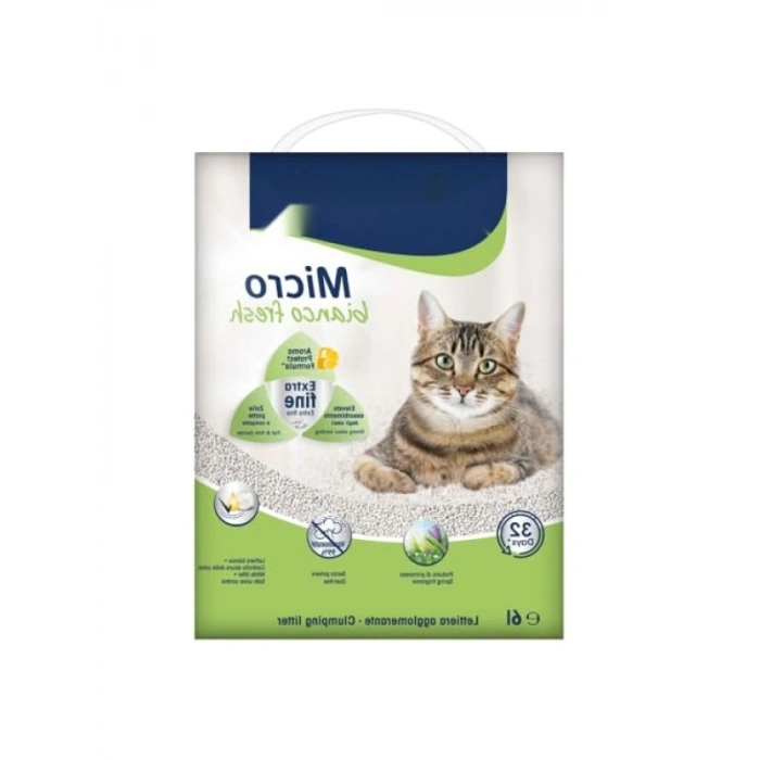 Topaklaşan Kedi Kumu 6 lt - Kil Tabanlı